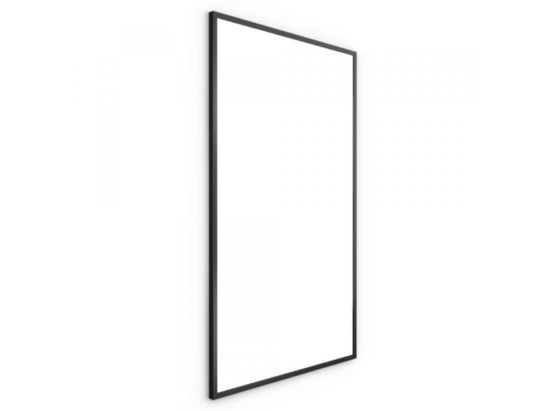 Origins Living Docklands Rectangular Mirror 120 Black - 120x70cm B375578