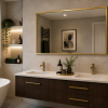 Origins Living Docklands Rectangular Mirror 120 Brushed Brass - 120x70cm B375707 Origins Living Docklands Rectangular Mirror 120 Brushed Brass - 120x70cm B375707