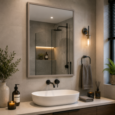 Origins Living Docklands Rectangular Mirror 40 Brushed Bronze - 40x70cm DKL-001047-BZ