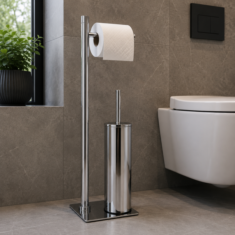 Origins Living Trilly Bathroom Butler - Chrome TR32-13