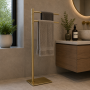 Origins Living Trilly Towel Stand - Brushed Brass TR31-88 Bathroom Accessory