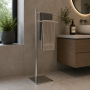Origins Living Trilly Towel Stand - Chrome TR31-13 Bathroom Accessory