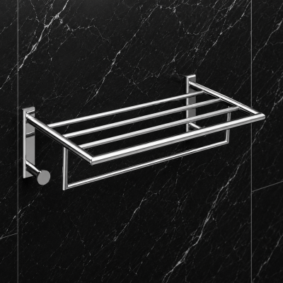 Origins Living G Pro Towel Rack with Hooks - Chrome 5035-13