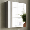VitrA 620x695mm Mirrored Cabinet (RH Hinge) - Brushed Chrome
