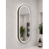 Origins Living Lomax Light Capsule Mirror 50 Black - 50x100cm LML-01C051-BK