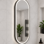 Origins Living Lomax Light Capsule Mirror 50 Black - 50x100cm LML-01C051-BK Bathroom Accessory
