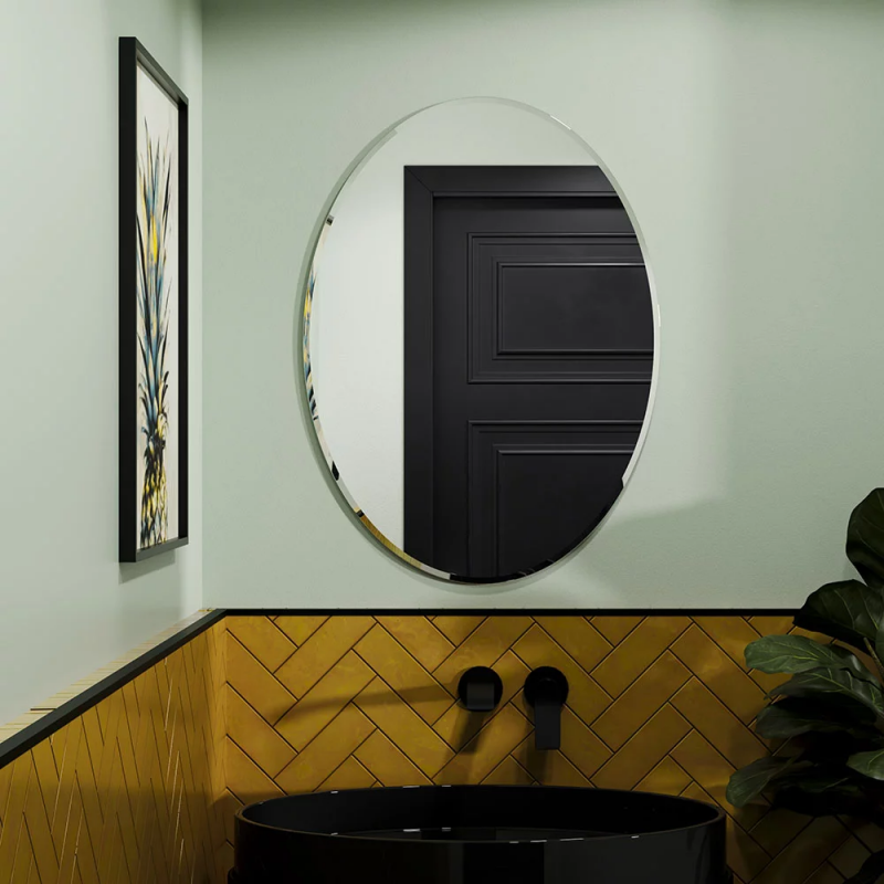 Origins Living Belvoir Oval Mirror 55 - 55x75cm BLV-00V057-00