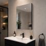 Origins Living Tate Rectangular Mirror 60 White - 60x80cm B007939 Bathroom Accessory