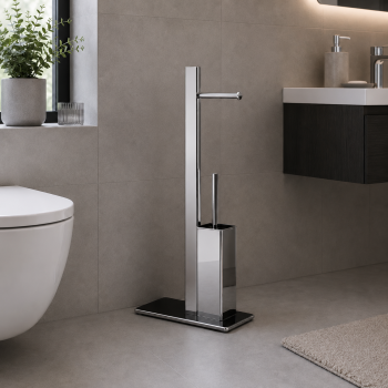 Origins Living Bridge Bathroom Butler - Chrome 7632-13 Bathroom Accessory