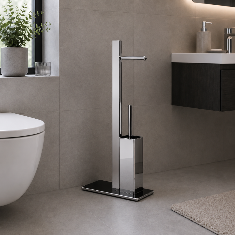 Origins Living Bridge Bathroom Butler - Chrome 7632-13