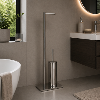 Origins Living Maine Bathroom Butler - Chrome 7832-13 Bathroom Accessory
