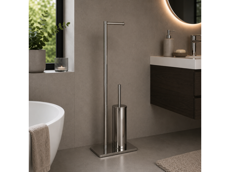 Origins Living Maine Bathroom Butler - Chrome 7832-13 Origins Living Maine Bathroom Butler - Chrome 7832-13