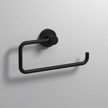 Origins Living Tecno Project Open Towel Ring - Black 176809 Bathroom Accessory