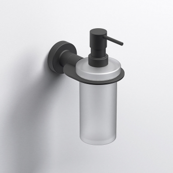 Origins Living Tecno Project Soap Dispenser - Black 166244 Bathroom Accessory