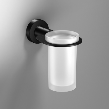 Origins Living Tecno Project Tumbler Holder - Black 166237 Bathroom Accessory