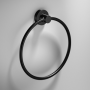 Origins Living Tecno Project Towel Ring - Black 166220 Bathroom Accessory