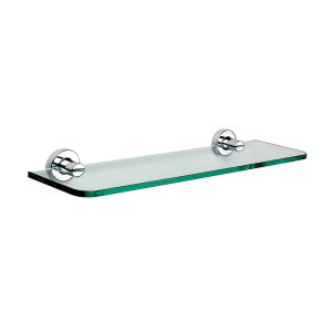 Origins Living Tecno Project Glass Shelf 50cm - Chrome 116843 Bathroom Accessory