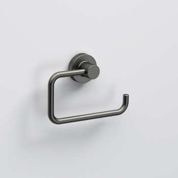 Origins Living Tecno Project Open Toilet Roll Holder - Gunmetal 194902 Bathroom Accessory