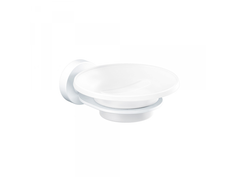 Origins Living Tecno Project Glass Soap Dish - White 166145