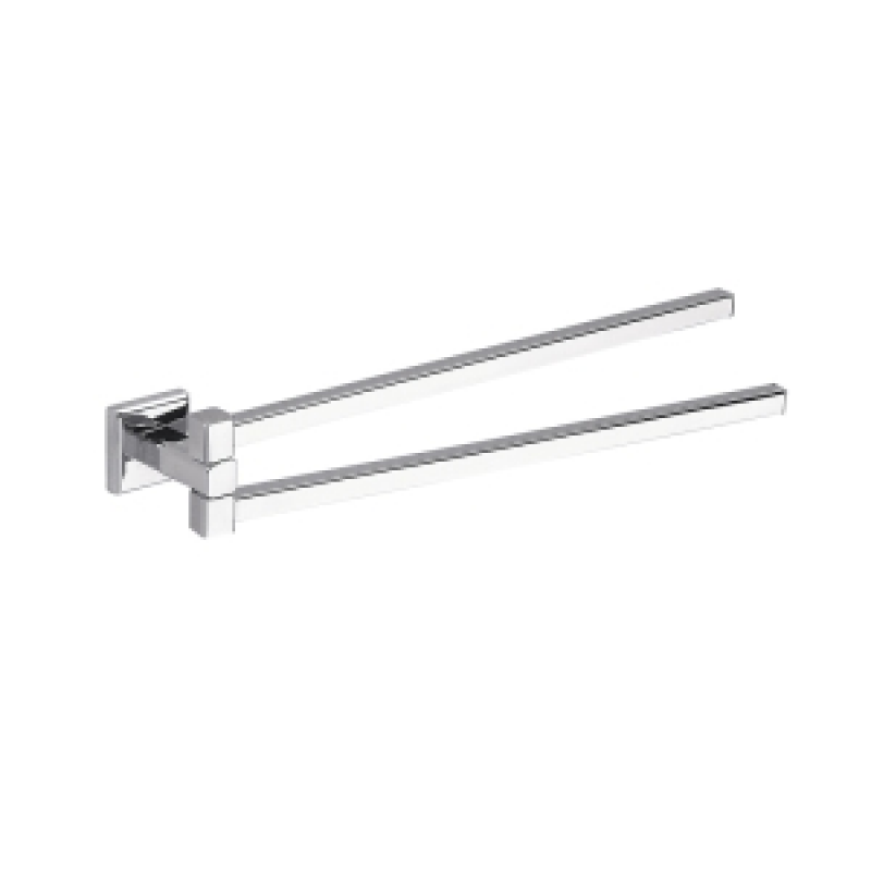 Origin Living Colorado Double Swing Towel Rail - Chrome