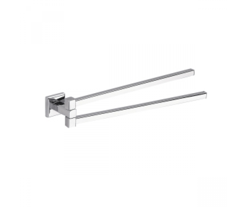 Origin Living Colorado Double Swing Towel Rail - Chrome