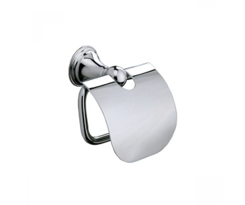 Origins Living Genoa Toilet Roll Holder with Flap - Chrome