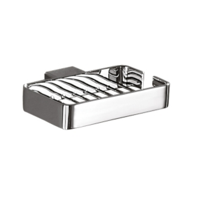 Origins Living Lounge Metal Soap Basket - Chrome