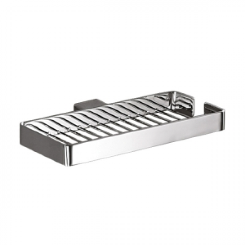 Origins Living Lounge Double Metal Soap Basket - Chrome