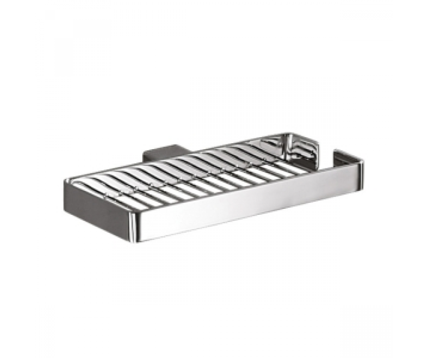 Origins Living Lounge Double Metal Soap Basket - Chrome