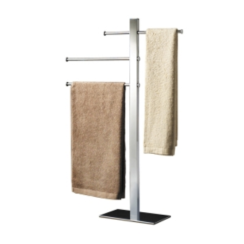 Origins Living Bridge Free Standing Towel Stand - Chrome