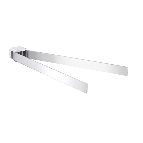 Origins Living Pirenei Double Swing Towel Rail - Chrome