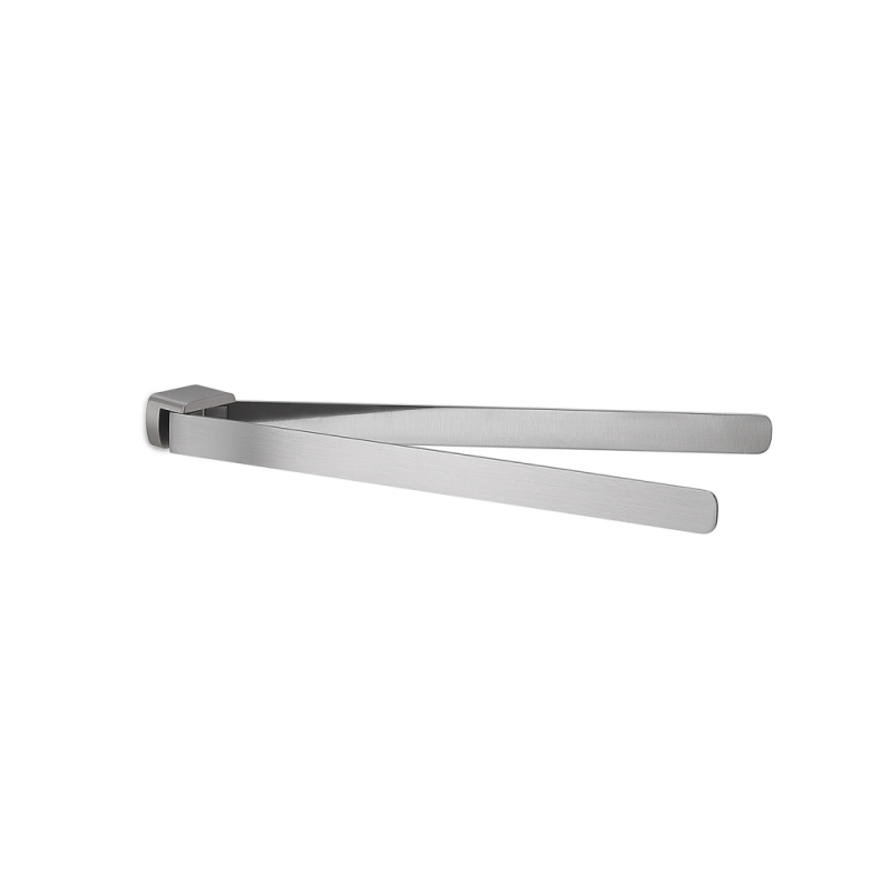 Origins Living Pirenei Double Swing Towel Rail - Brushed Nickel