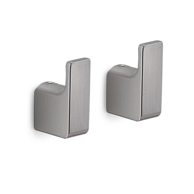 Origins Living Pirenei Robe Hook x 2 - Brushed Nickel