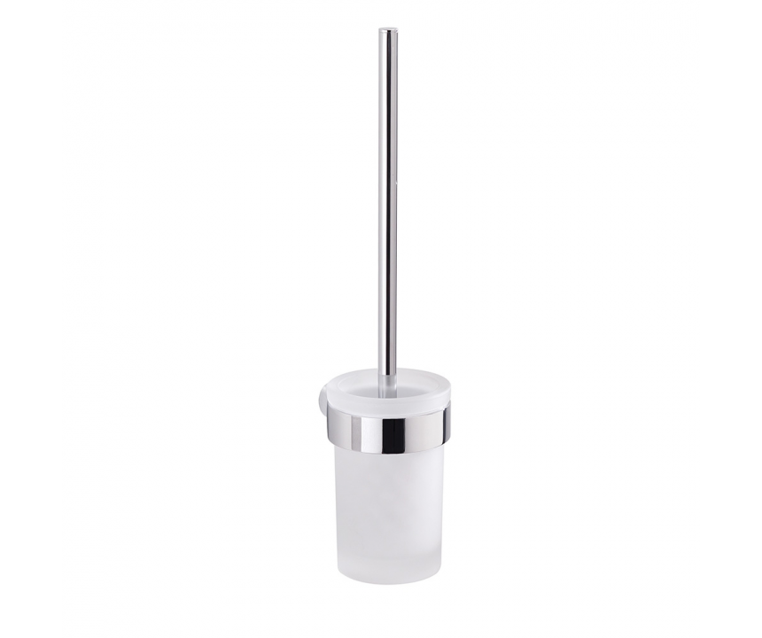 Origins Living Pirenei WC Brush Set Wall Mounted - Chrome