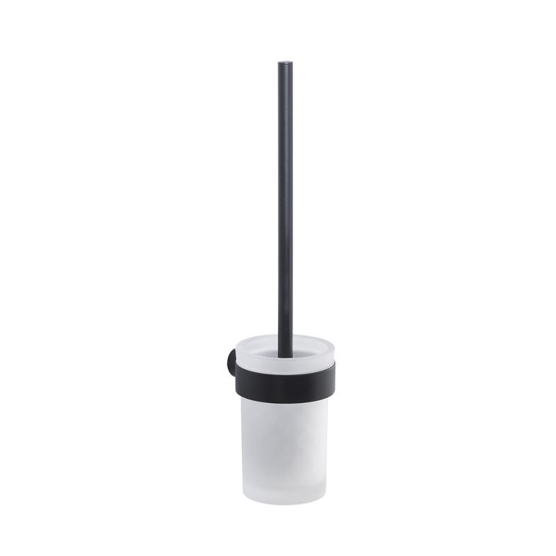 Origins Living Pirenei WC Brush Set Wall Mounted - Black