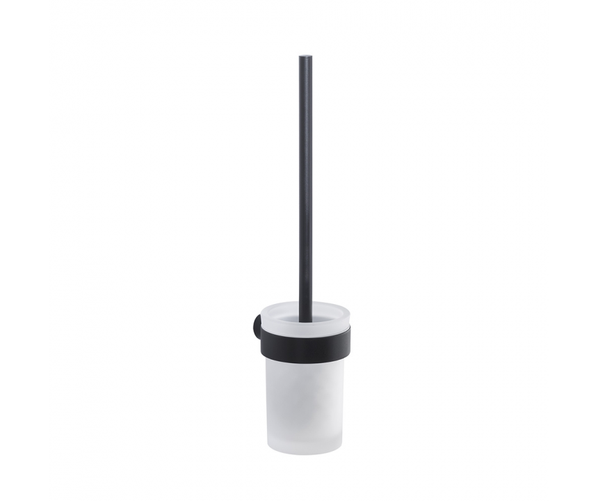 Origins Living Pirenei WC Brush Set Wall Mounted - Black