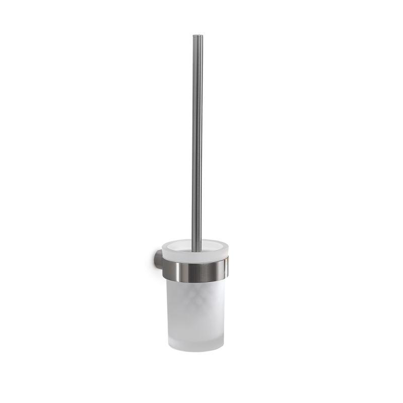 Origins Living Pirenei WC Brush Set Wall Mounted - Brushed Nickel