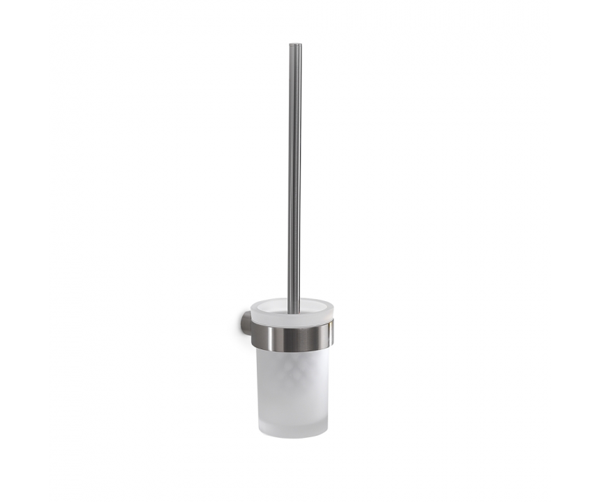 Origins Living Pirenei WC Brush Set Wall Mounted - Brushed Nickel