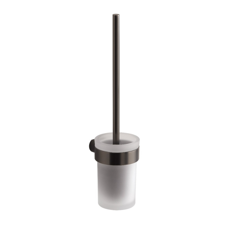 Origins Living Pirenei WC Brush Set Wall Mounted - Gunmetal