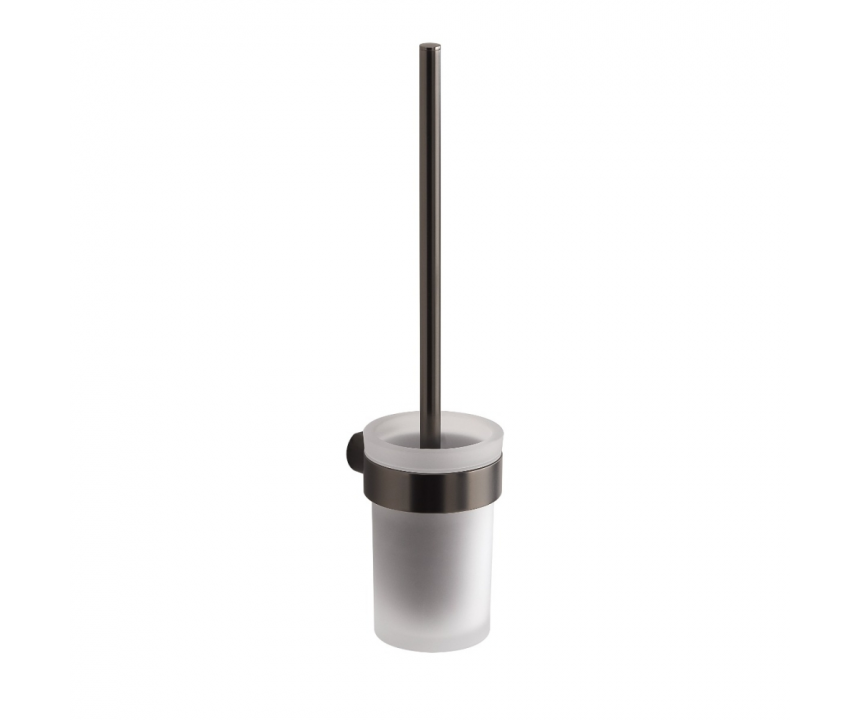 Origins Living Pirenei WC Brush Set Wall Mounted - Gunmetal