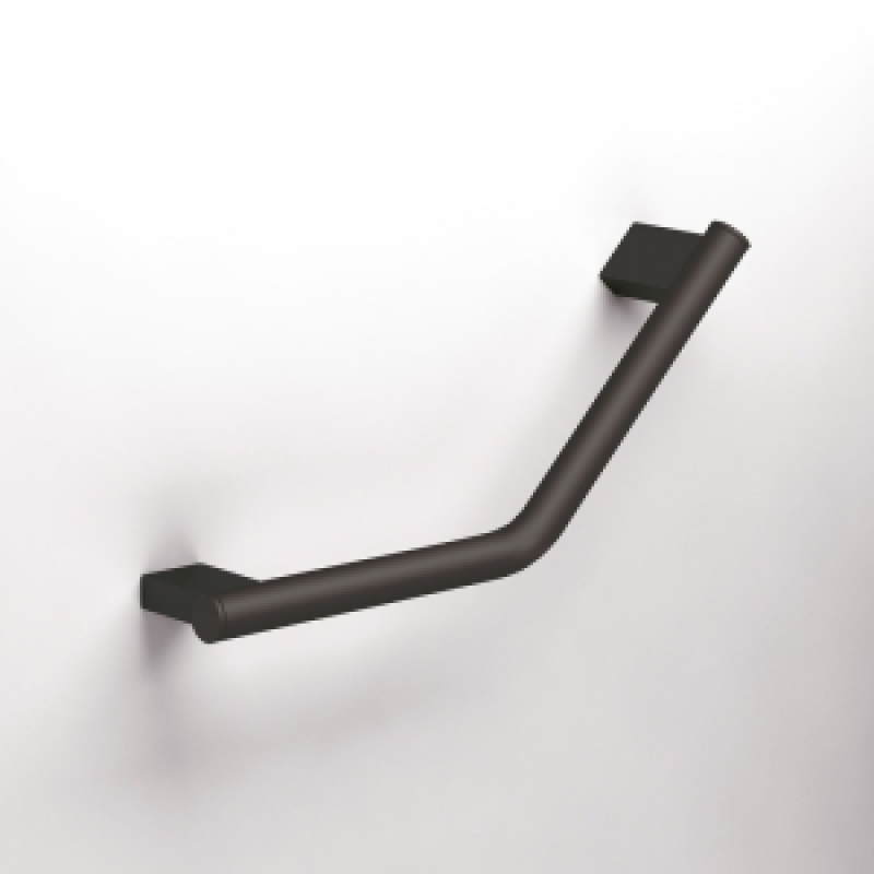 Origins Living Lux Angled Grab Bar Bathroom Accessory  - Black