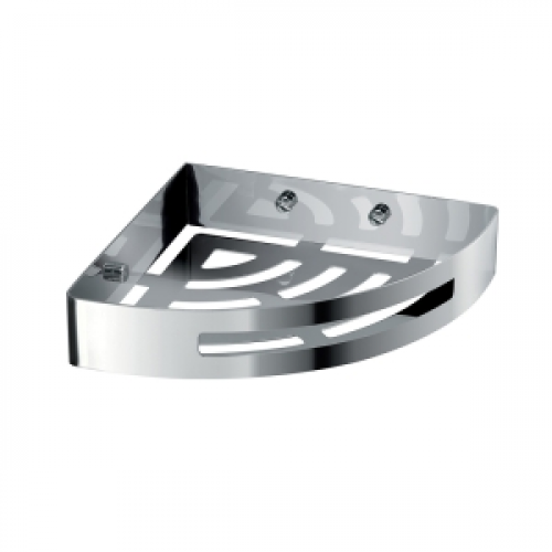Origins Living Nerva Corner Shower Basket - Chrome