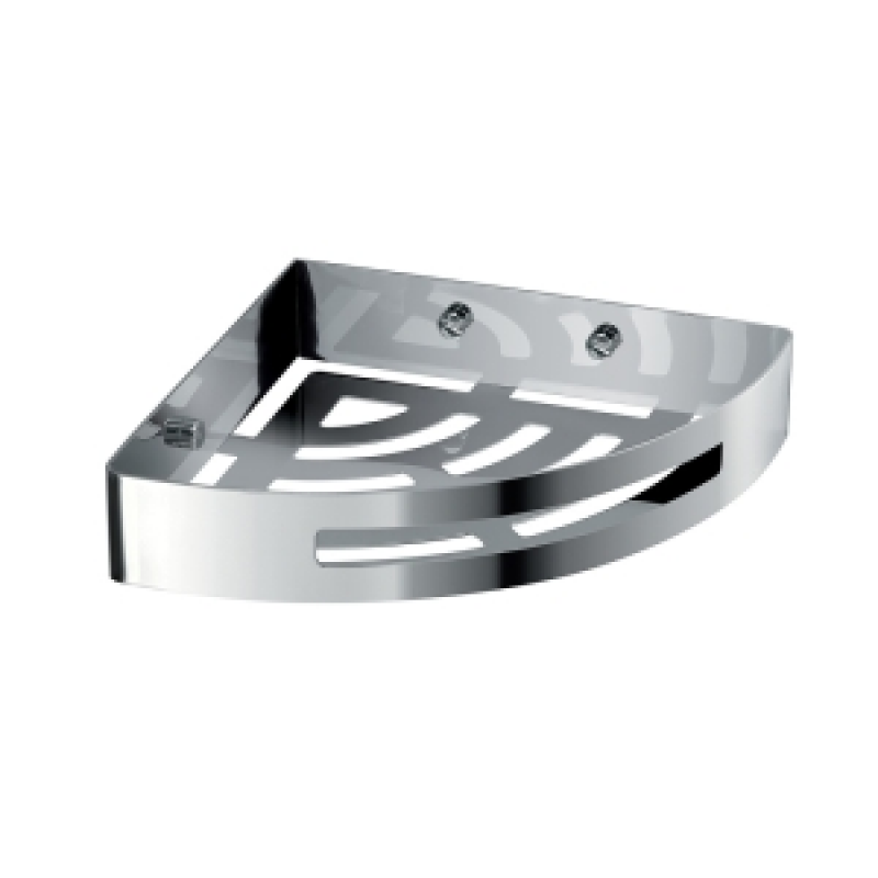 Origins Living Nerva Corner Shower Basket - Chrome
