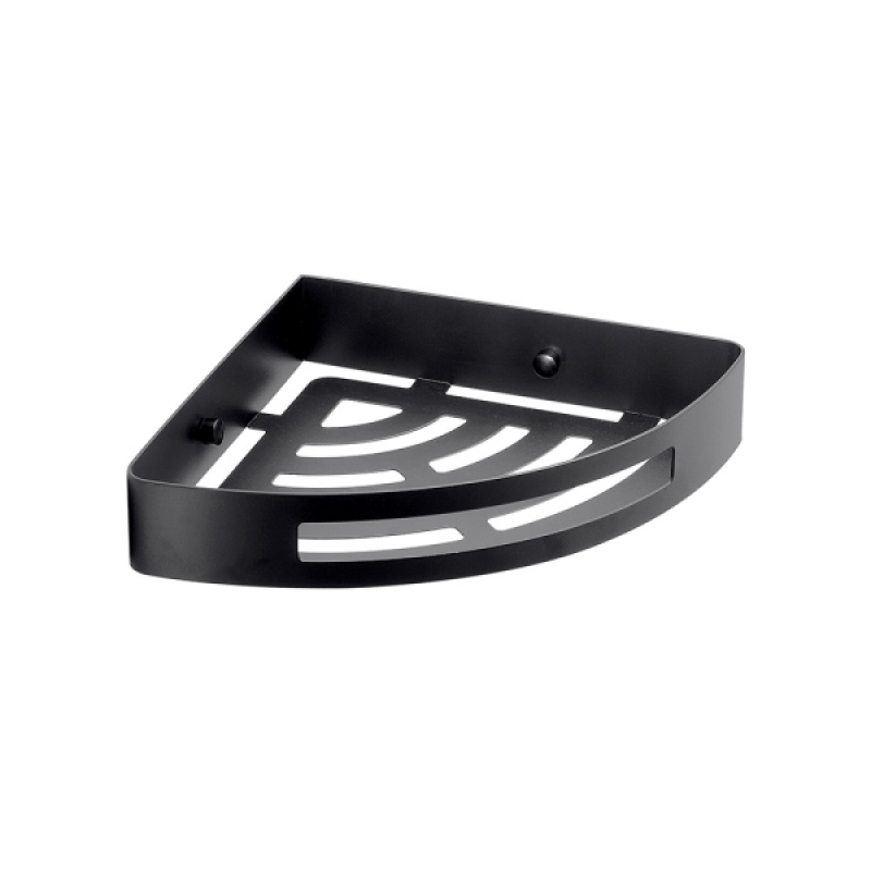 Origins Living Nerva Corner Shower Basket - Black