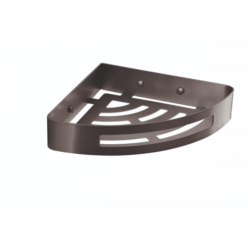 Origins Living Nerva Corner Shower Basket - Gunmetal