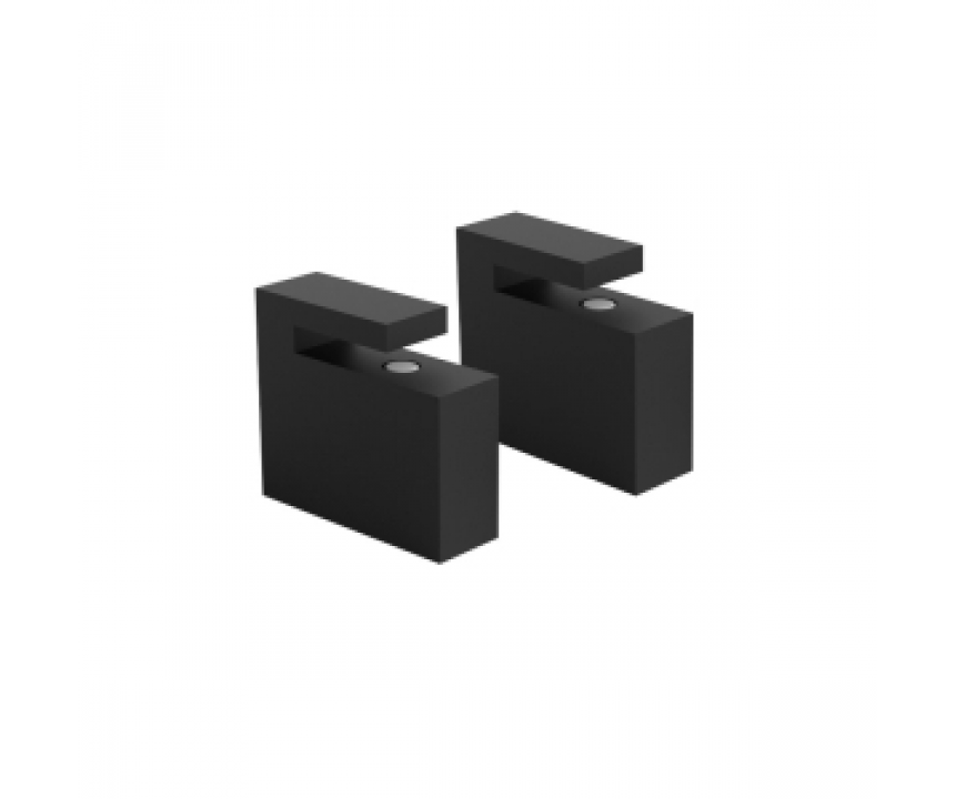 Hudson Shelf Brackets x2 - Black