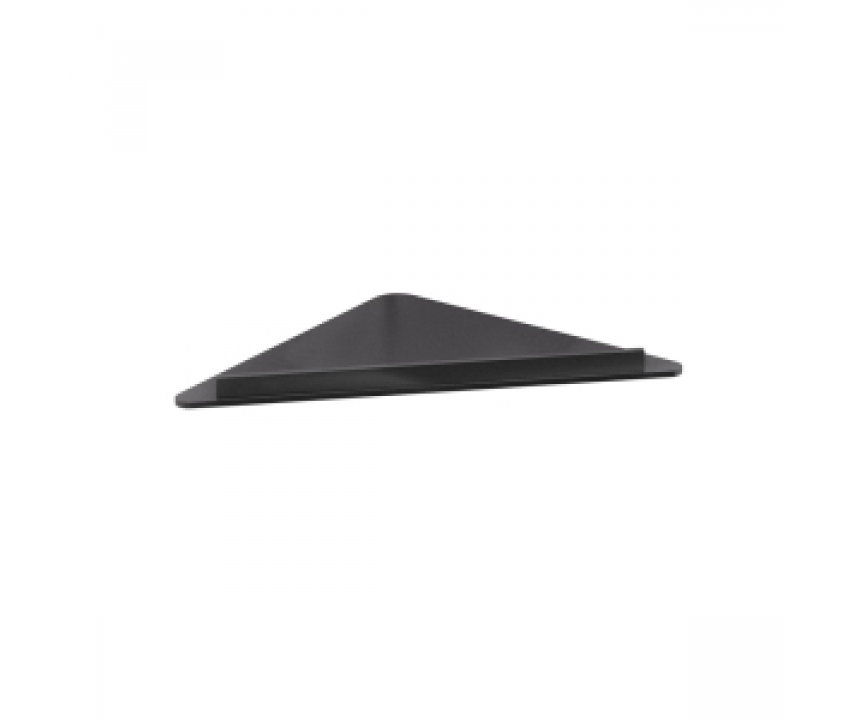 Hudson Corner Metal Shelf - Black