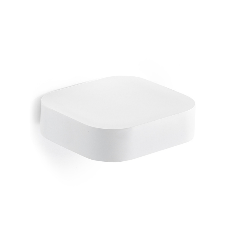 Outline Metal Soap Dish - White