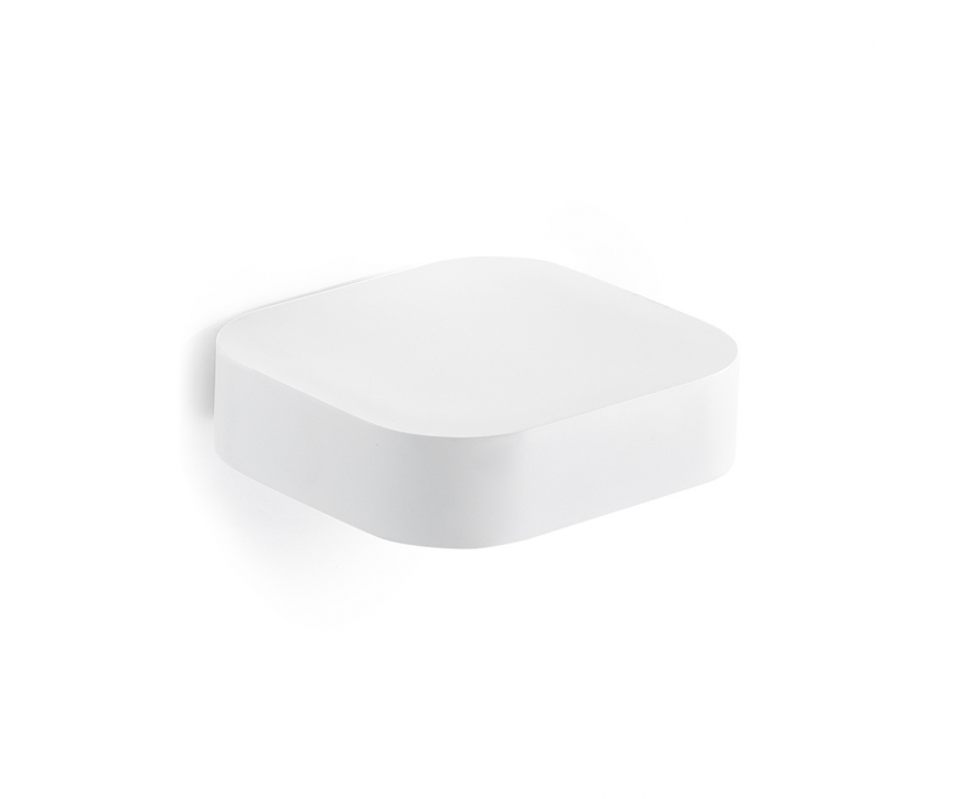 Outline Metal Soap Dish - White