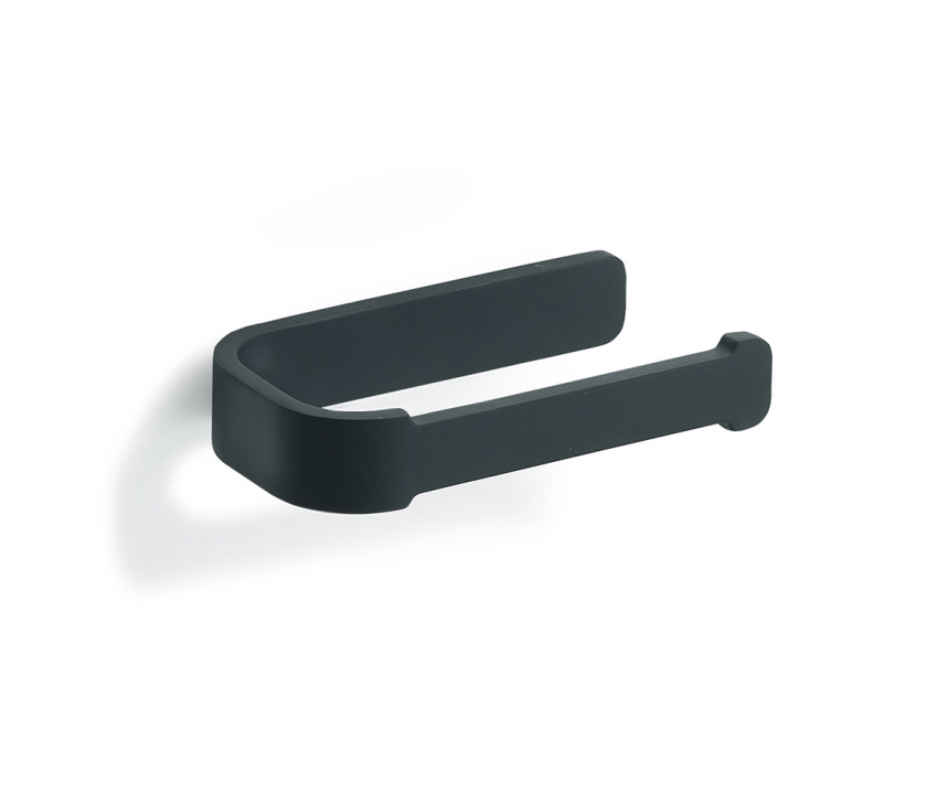 Outline Open Toilet Roll Holder - Black
